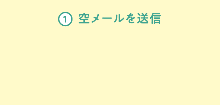 1 空メールを送信